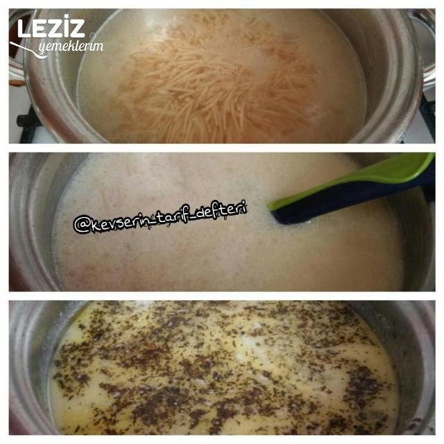 Şehriyeli Yayla Çorbası (15 Dakikada)