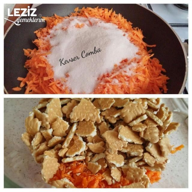 Muhallebili Muzlu Havuç Tatlısı