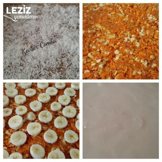 Muhallebili Muzlu Havuç Tatlısı