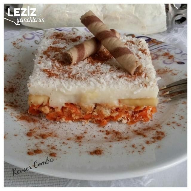 Muhallebili Muzlu Havuç Tatlısı