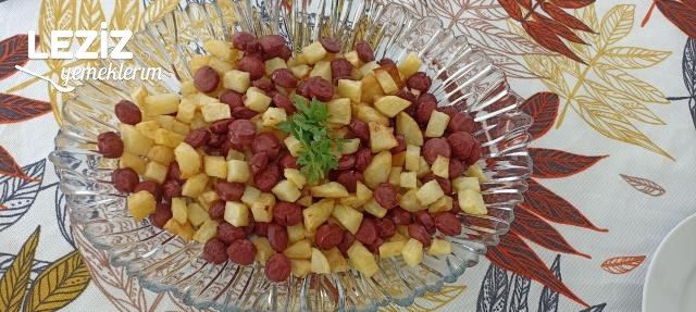 Kahvaltılık Patatesli Sosis