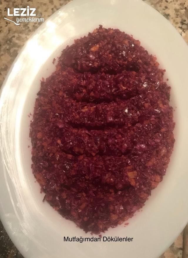 Sirkeli Mor Lahana Salatası