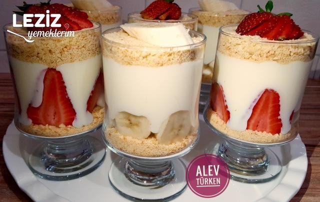 Şahane Magnolia ( Çilekli Ve Muzlu) Aşama Aşama