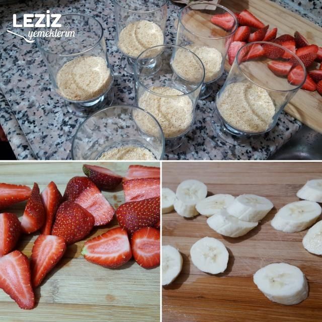 Şahane Magnolia ( Çilekli Ve Muzlu) Aşama Aşama