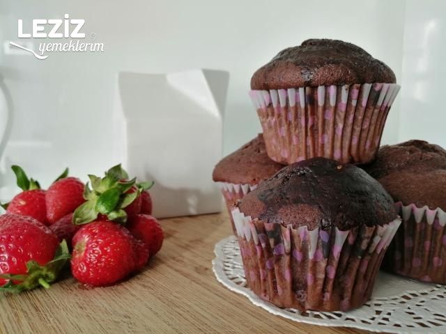 Çok Pratik Kakaolu Muffin Tarifi