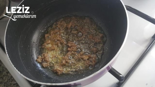 Kıymalı Zeytin Kavurması