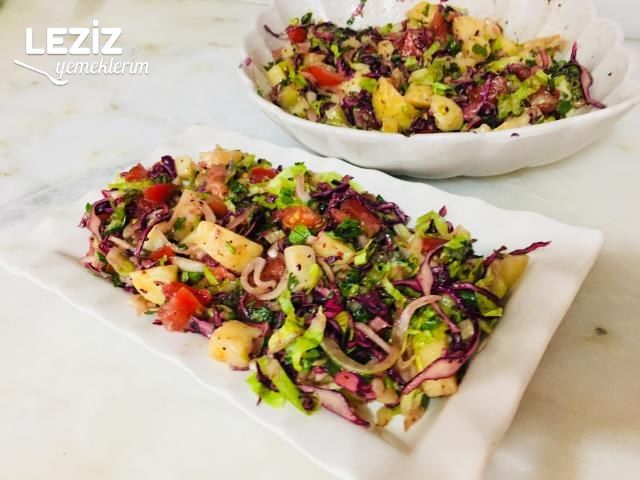 Rengarenk Patates Salatası