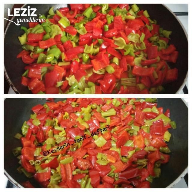 Yoğurtlu Biber Kavurması