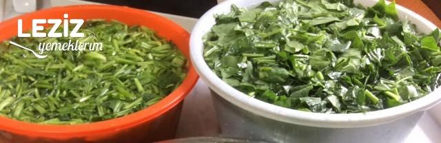 Yumurtalı Ispanak Sapı Kavurması