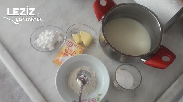 Ganajlı Muhallebili Kakaolu Kek