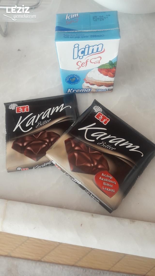 Ganajlı Muhallebili Kakaolu Kek Leziz Yemeklerim