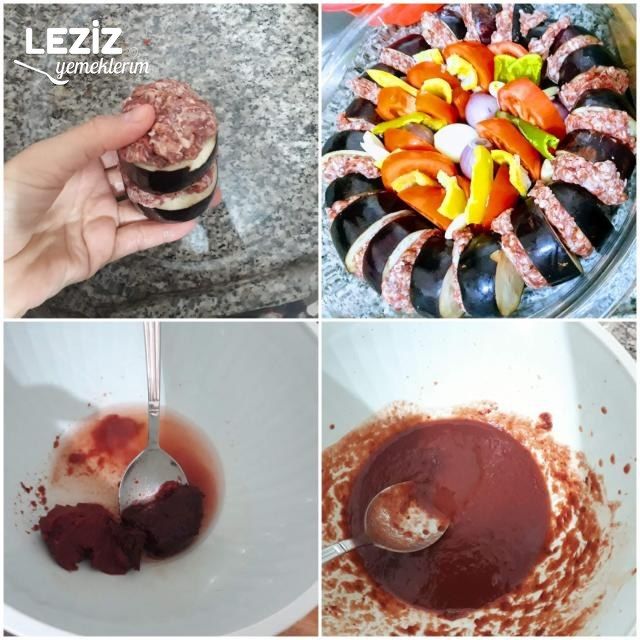Ev Fırınında Patlıcan Kebabı Leziz Yemeklerim