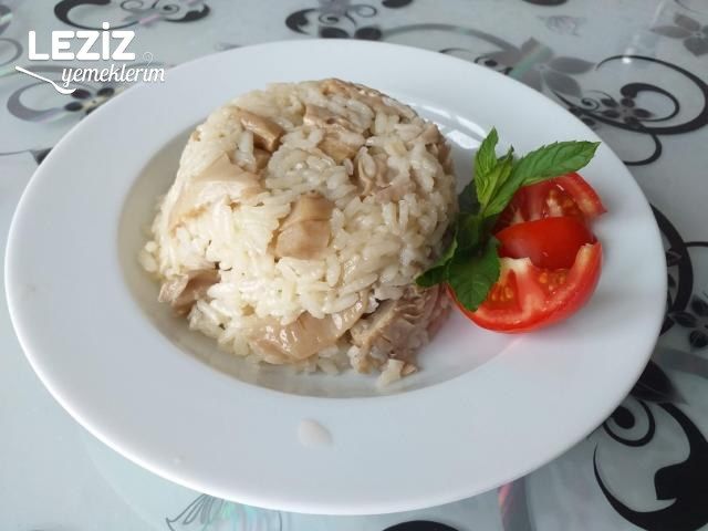 Istiridye Mantarlı Pirinç Pilavı