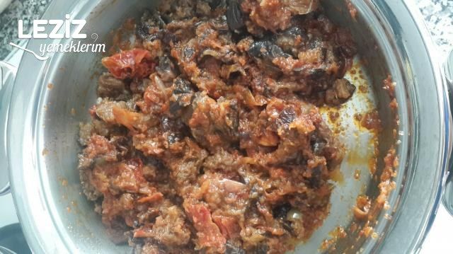 Kuru Patlıcan Kavurması Tarifi