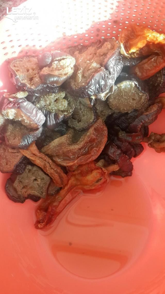 Kuru Patlıcan Kavurması Tarifi