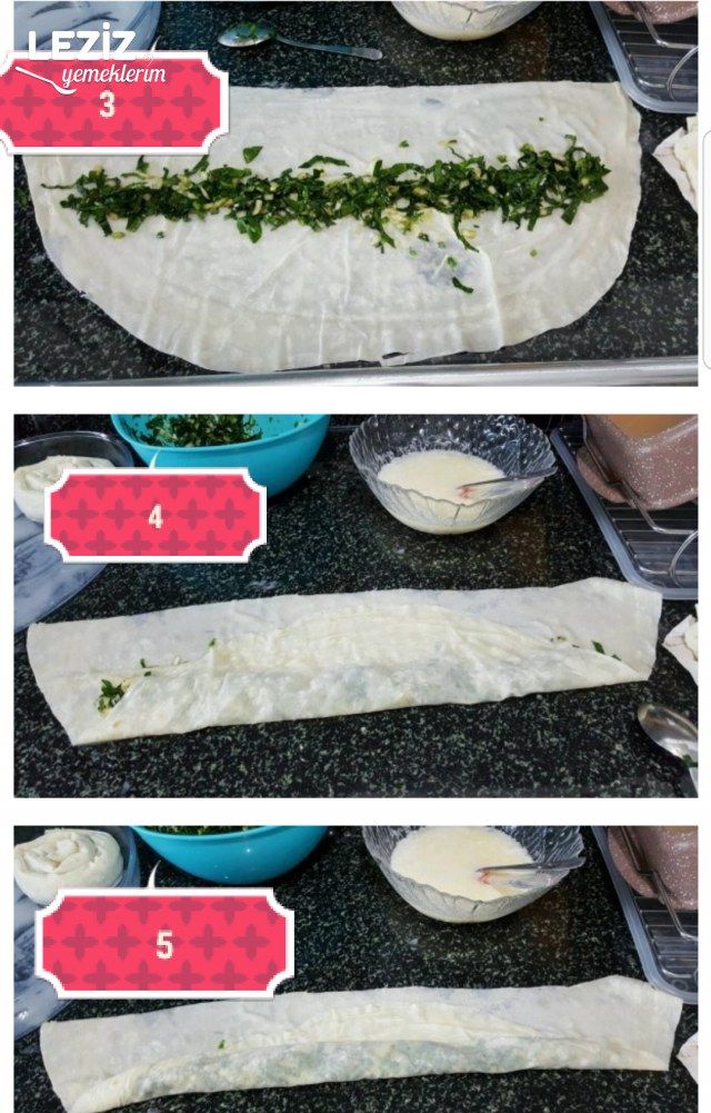 Ispanaklı Soslu Börek