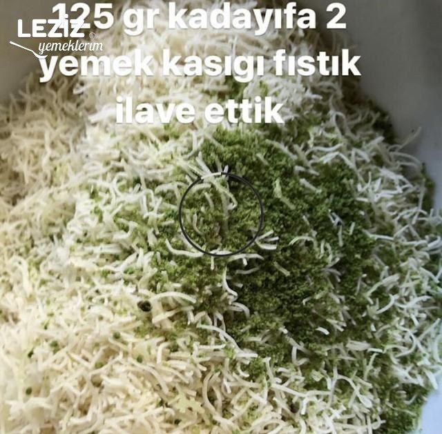 Taze Peynirli Antep Fıstıklı Künefe