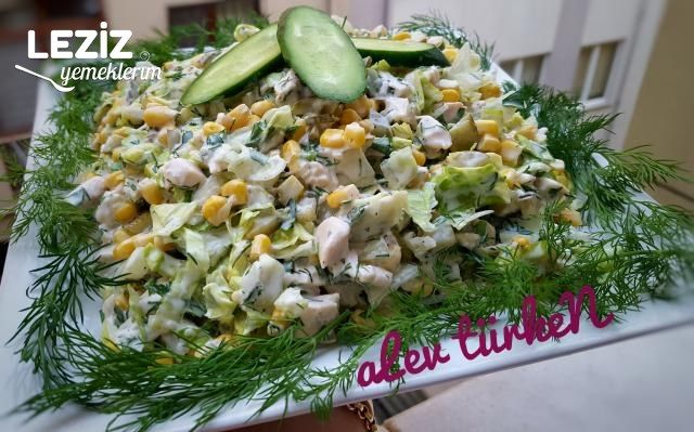 Şahane Tavuk Salatası (Gün Salatası)