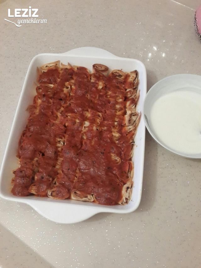 Tavuklu Yufka Mantısı
