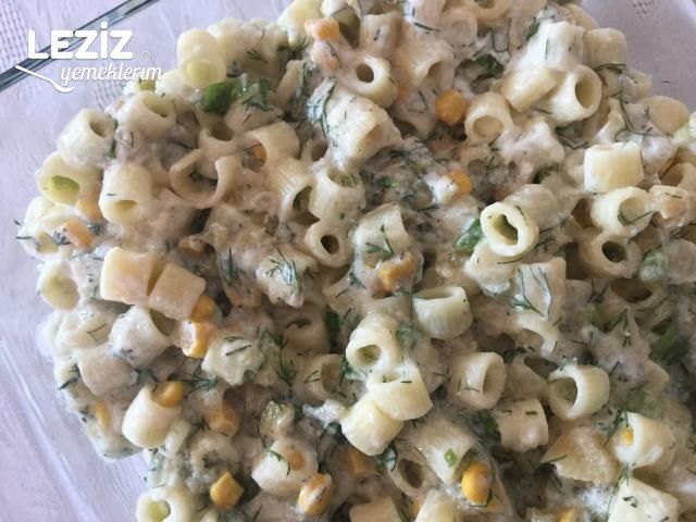 Köz Patlıcanlı Makarna Salatası