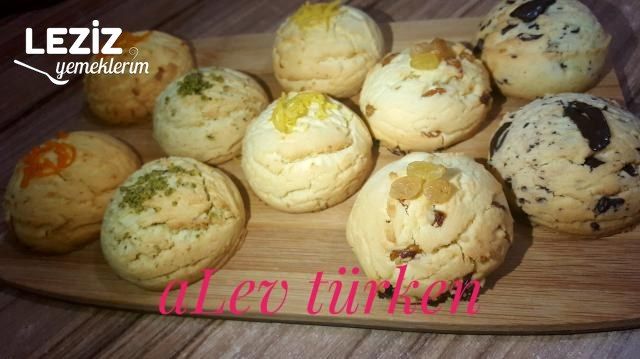 Şipşak Çay Saati Kurabiyesi (Tek Hamur 5 Farklı Tat)