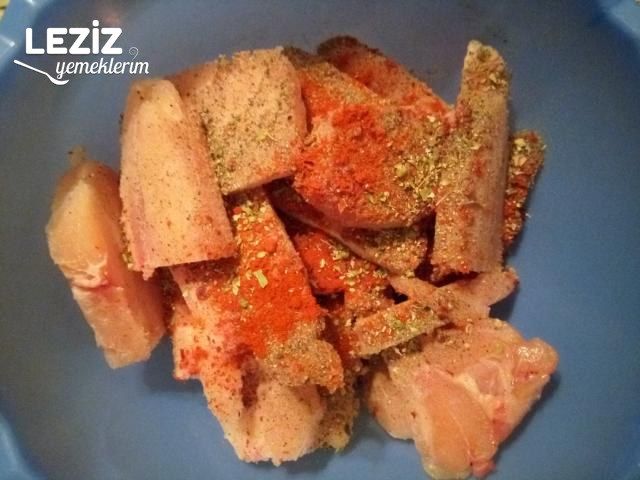 Fırında Tavuklu Patates