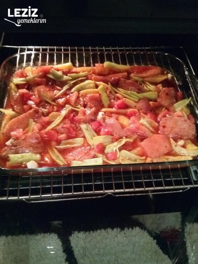 Fırında Tavuklu Patates