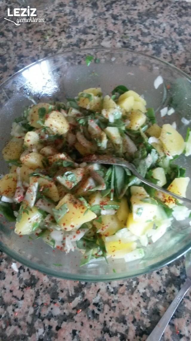 Semizotlu Patates Salatası