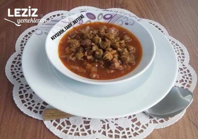 Bamya Çorbası (Konya Yöresi)