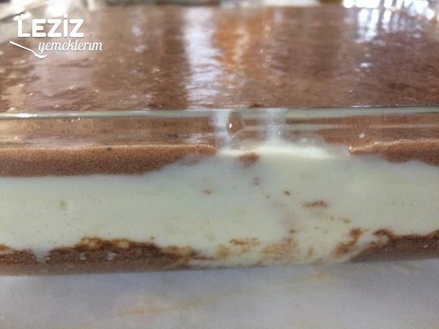 Nefis Muhallebi Dolgulu Kek