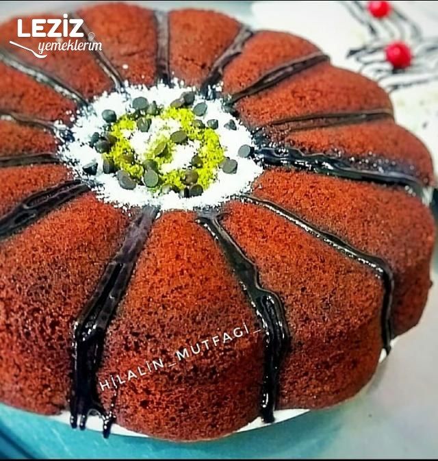 Çaylı Çikolatalı Pamuk Kek