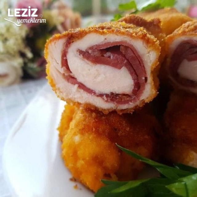 Pastırmalı Tavuk Sarma