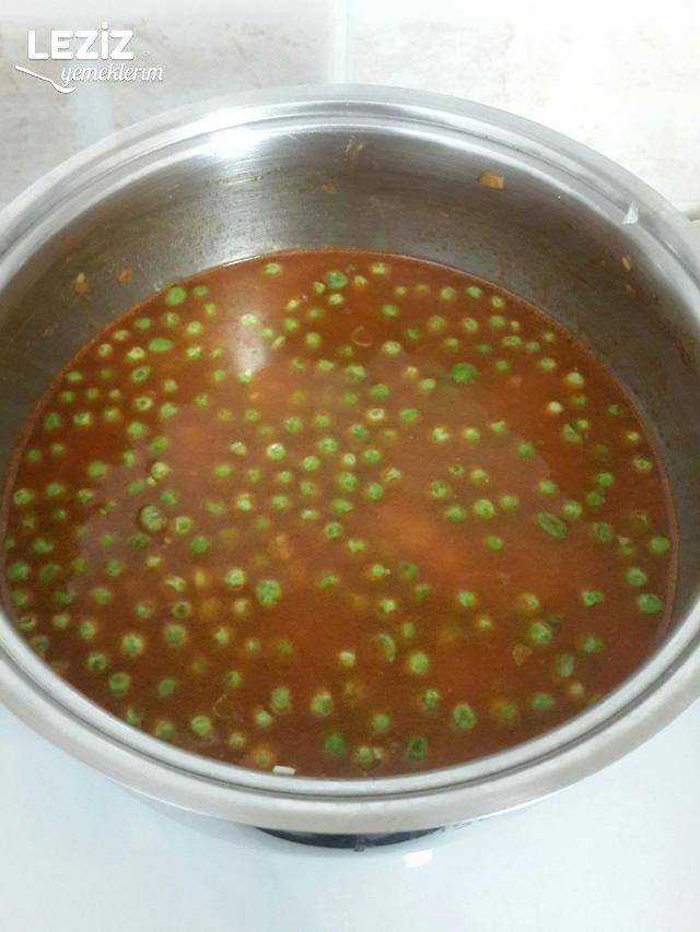 Etli Bezelye Yemeği Tarifi