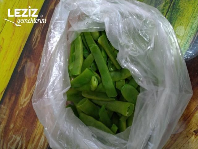 Kışlık Haşlanmış Yeşil Fasulye