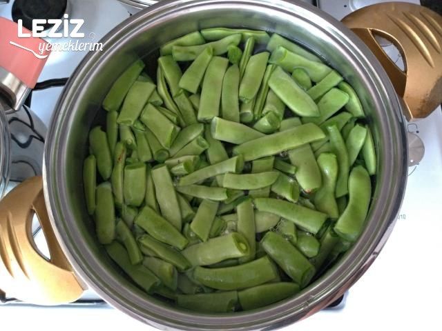 Kışlık Haşlanmış Yeşil Fasulye