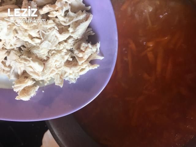 Domatesli Havuçlu Tavuklu Çorba