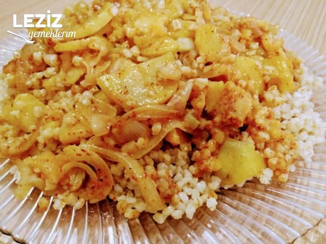 Patatesli Soğanlı Döğme Pilavı