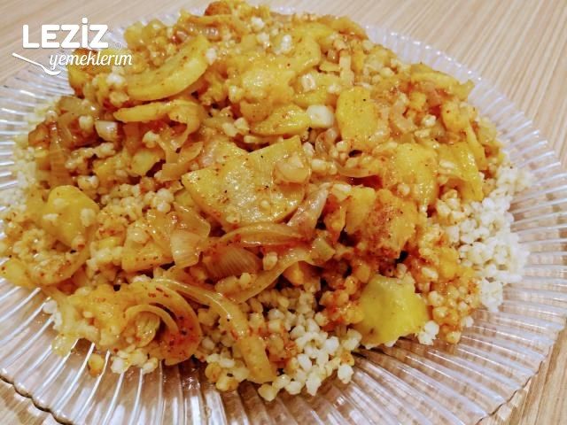 Patatesli Soğanlı Döğme Pilavı