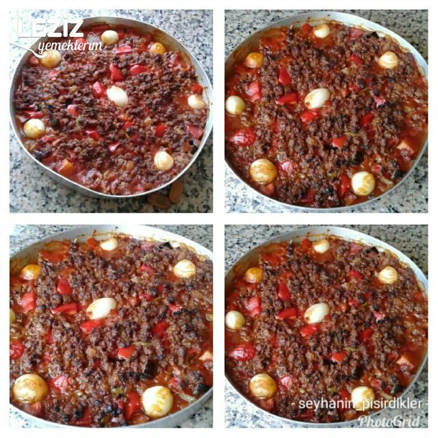 Fırında Kıymalı Patlıcan Tarifi