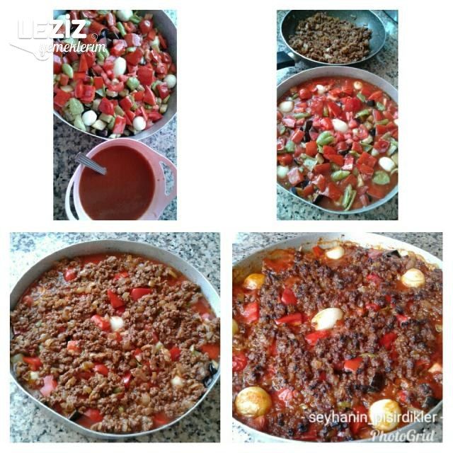 Fırında Kıymalı Patlıcan Tarifi