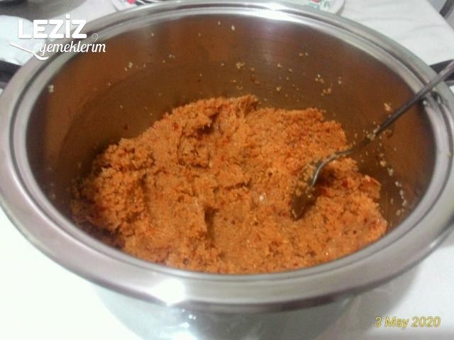 Blendır İle Etsiz Kolay Çiğ Köfte Tarifi