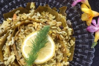 Zeytinyağlı Pirinçli Enginar Dolması