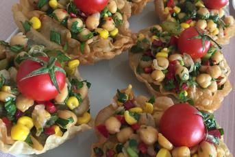 Nohut Salatası Yapımı