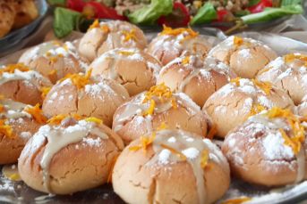 Tahinli Süslü Kurabiye