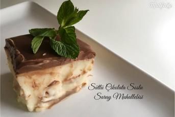 Sütlü Çikolata Soslu Saray Muhallebisi