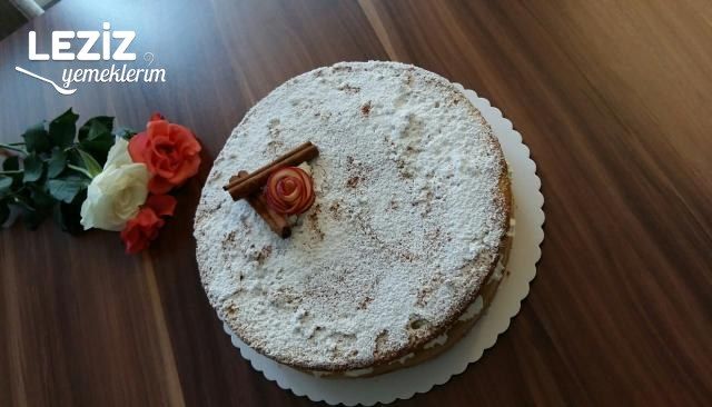 Elmalı Yaş Pasta Leziz Yemeklerim
