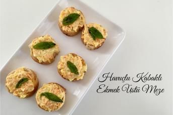 Havuçlu Kabaklı Ekmek Üstü Meze