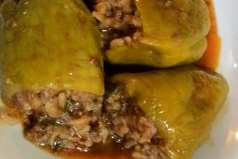 Ekşili Kıymalı Biber Dolması