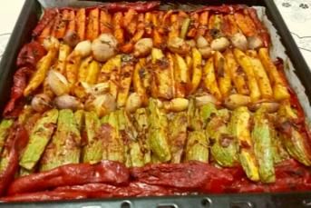 Fırında Jülyen Sebze