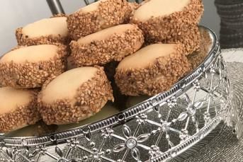 Nefis Tahinli Susamlı Kurabiye